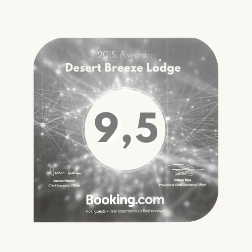 Desert Breeze Booking.com 2015 award
