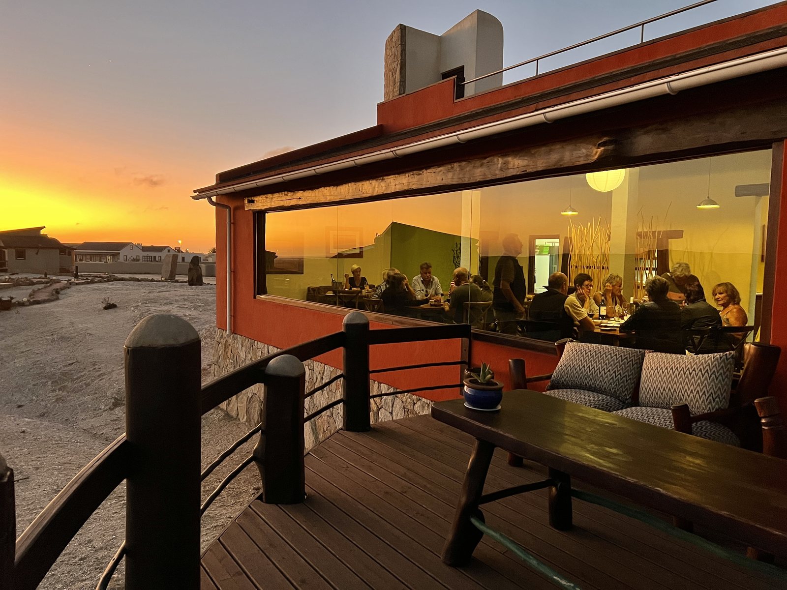 Evening on a Desert Breeze terrace